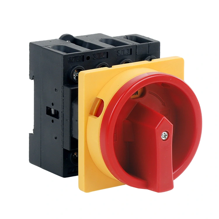 Installation de type Y 40A derrière le commutateur à came de cadenas de la carte