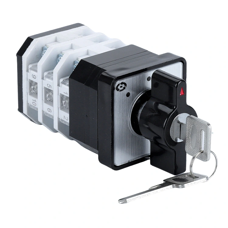 Commutateur à came de commande de poignée de rotation de clé 16A