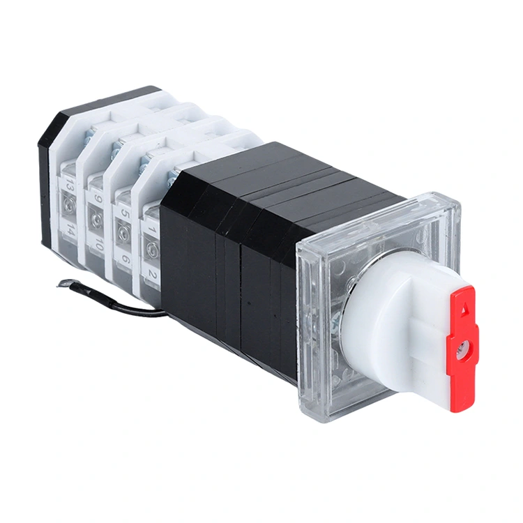 Poignée courte 16A avec interrupteur de changement de voyant