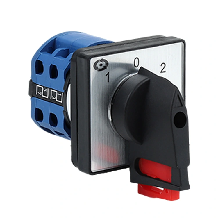 Commutateur à came rotatif à commande poussoir de cadenas 20A