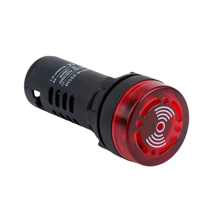 Buzzer lumineux AD16-22SM, taille de trou de montage de 22 mm