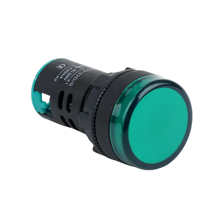 Indicateur de taille de trou de montage de 22mm, cinq couleurs AD16-22D/S