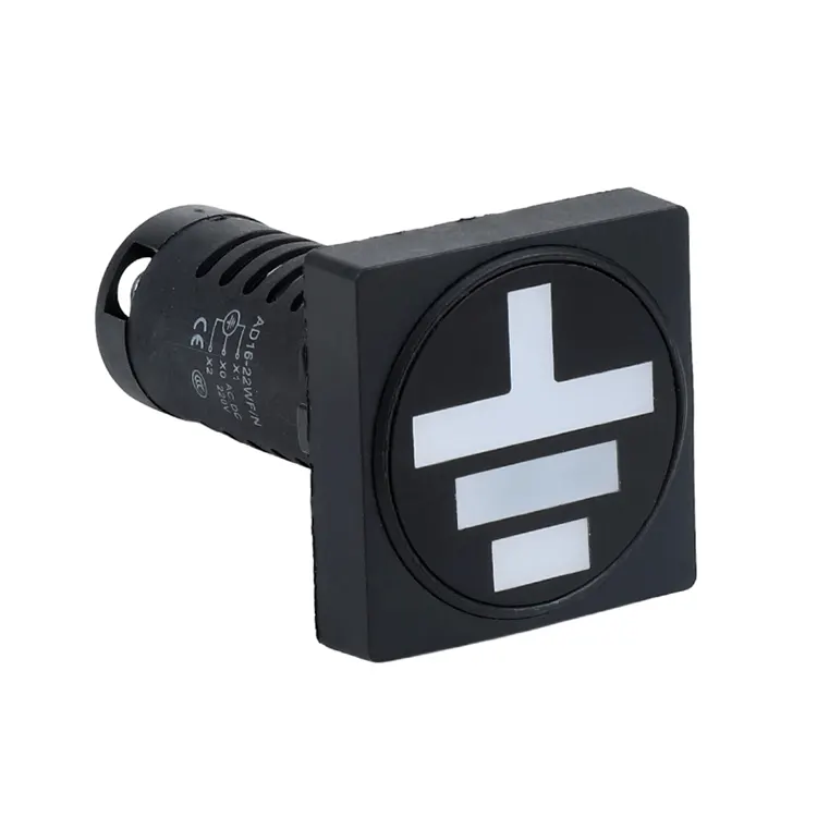 Indicateur de Position de Type carré, taille de trou de montage de 22mm, AD16-22W