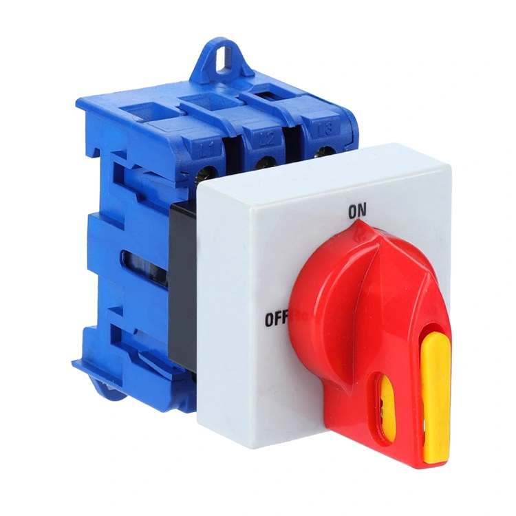 La poignée de cadenas 25A empêche le commutateur d'isolateur de fonctionnement accidentel