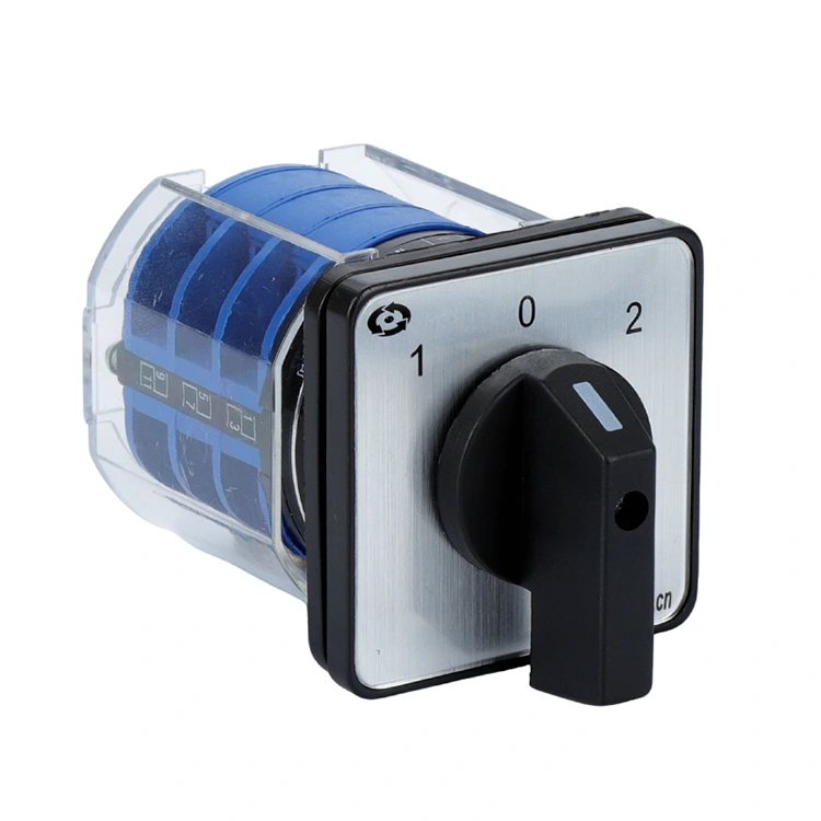 Interrupteur rotatif avec couvercle anti-poussière 32A