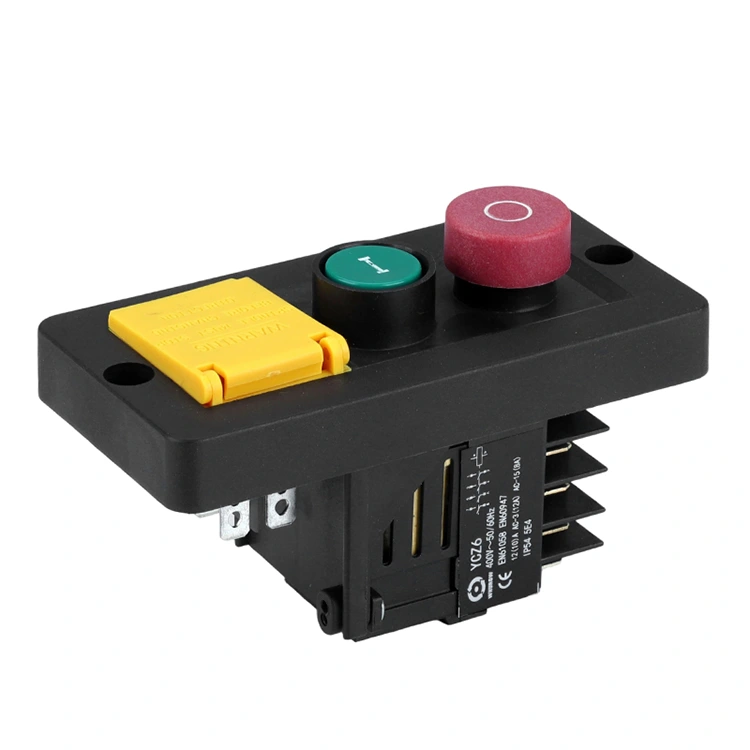 400V 12A avec interrupteur à bascule bouton-poussoir interrupteur électromagnétique