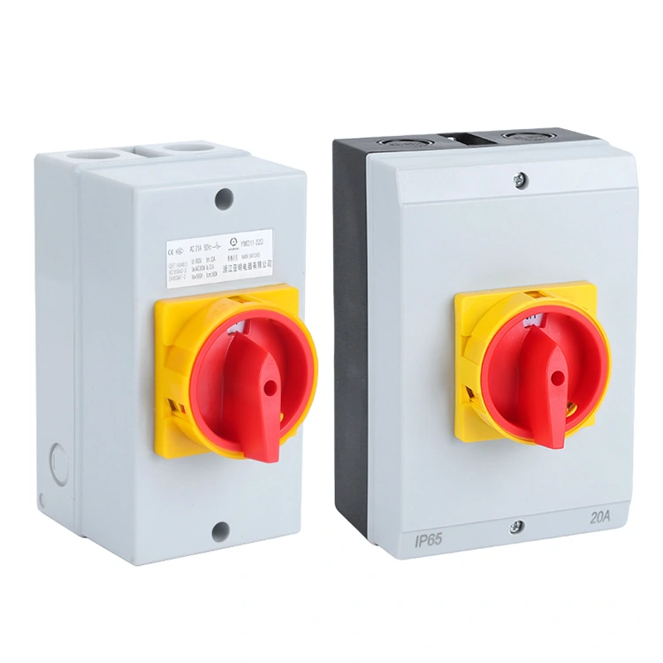 Interrupteur isolateur 63A avec boîtier étanche