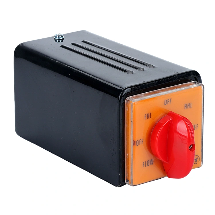 Commutateur à came à sept positions T-16EXF64D-6BF avec coque métallique